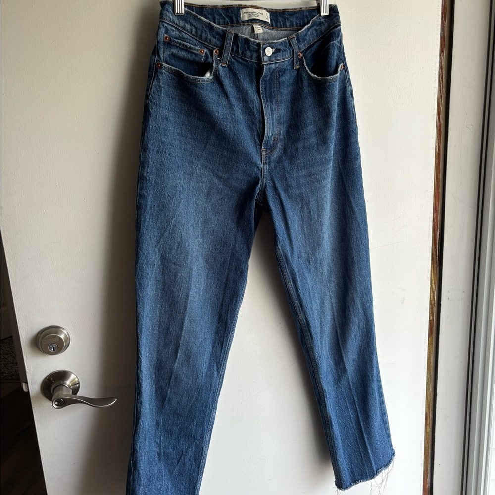 Abercrombie & Fitch 90s Style Classic Blue Denim Jeans